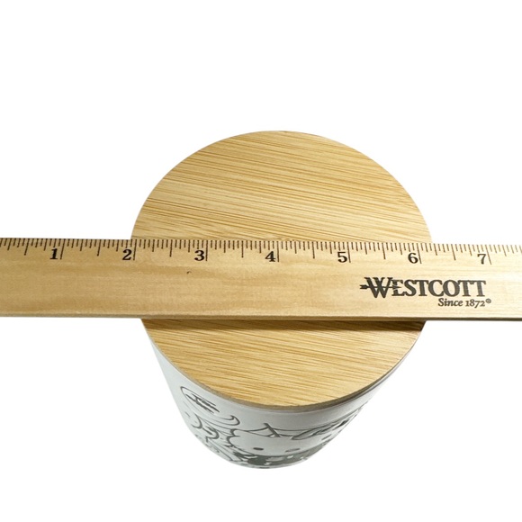 NEW Sanrio HELLO KITTY HALLOWEEN SKELETON Canister with Wooden Lid - Picture 5 of 6